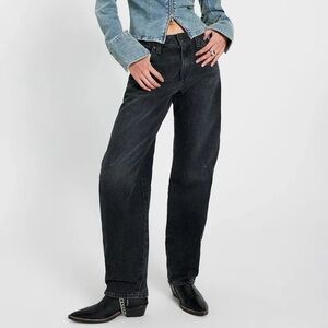Levis baggy dad barrel jeans black